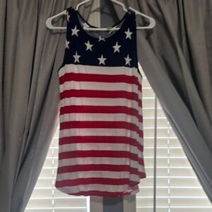 Old Navy Patriotic Stars and Stripes Tank Top